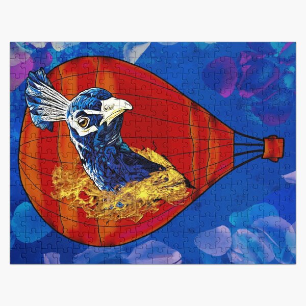 Legaculia balloon stars red blue Jigsaw Puzzle