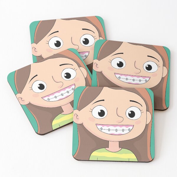 Item preview, smiling girl with a dental denture designed and sold by duxpavlic.