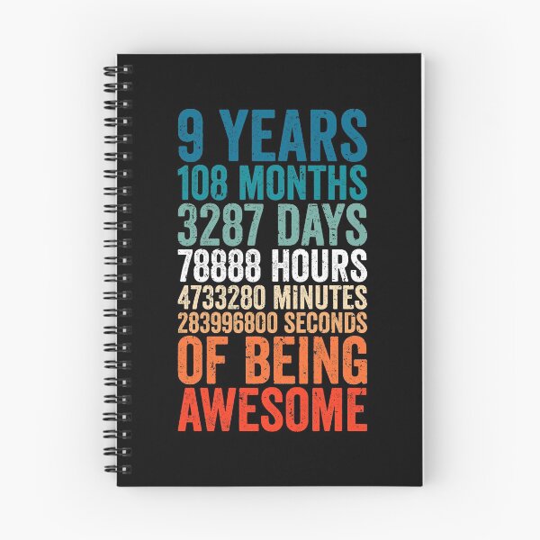 Item preview, 9th anniversary gift, 9th wedding anniversary gift, kids birthday gift, gift 9 year old boy designed and sold by T-DESIGNEDZ.