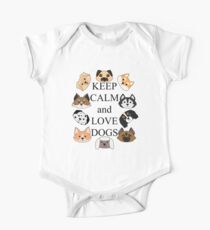 Keep calm and love dogs One Piece - Short Sleeve