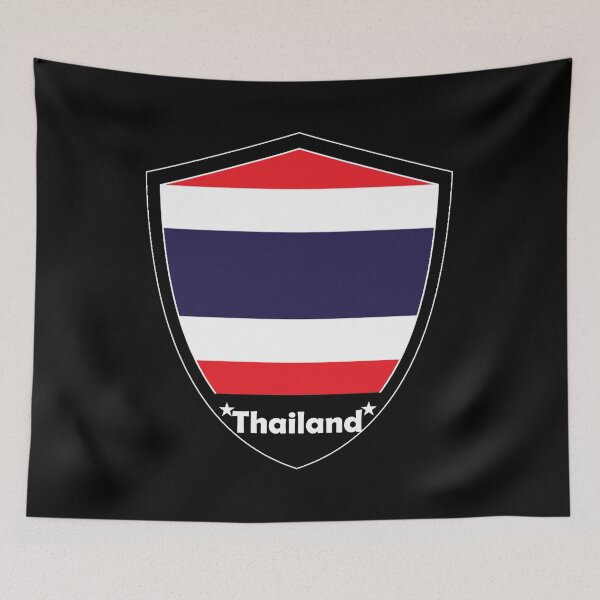 Artikelvorschau, Thailand Flaggenabzeichen entworfen und verkauft von Gina-Driada.