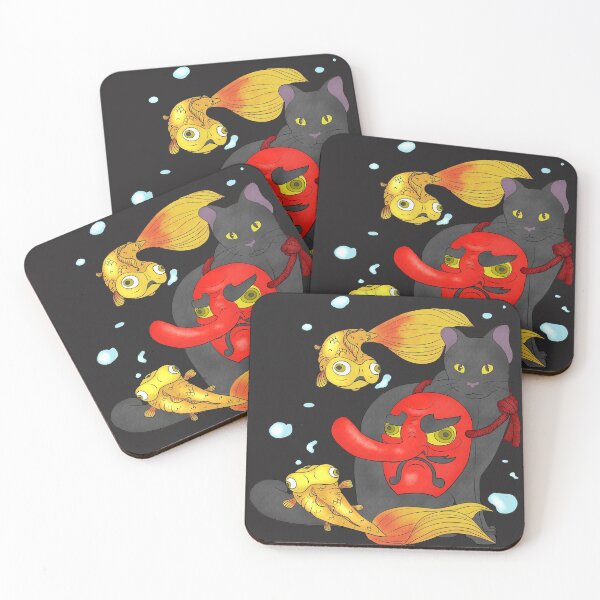 Item preview, Cats, goldfish and masks designed and sold by otherangela.