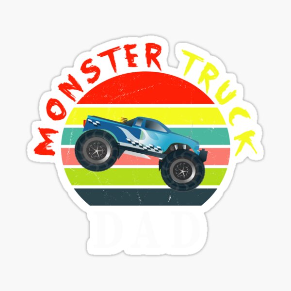 Monster Truck Stickers Redbubble