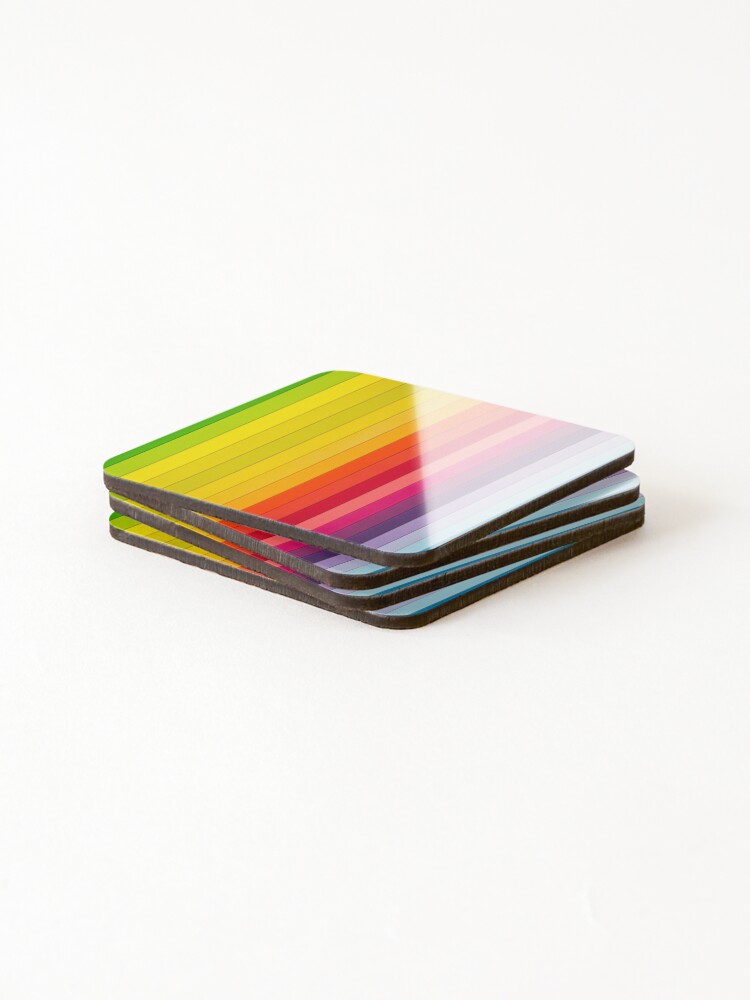 Thumbnail 4 of 5, Coasters (Set of 4), Color Pattern designed and sold by TasAlex.