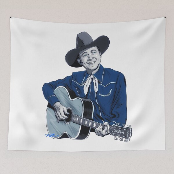 Item preview, Tex Ritter - An illustration by Paul Cemmick designed and sold by TIGERDAVER.