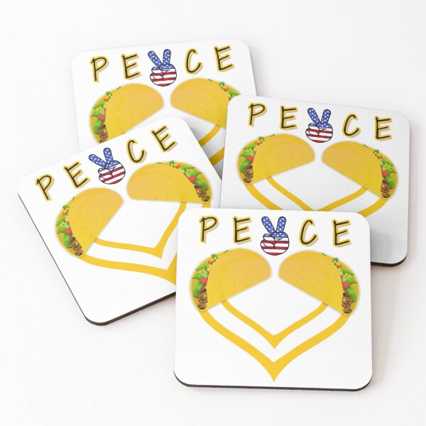 Item preview, Peace love taco shirt designed and sold by hanlynstyle.