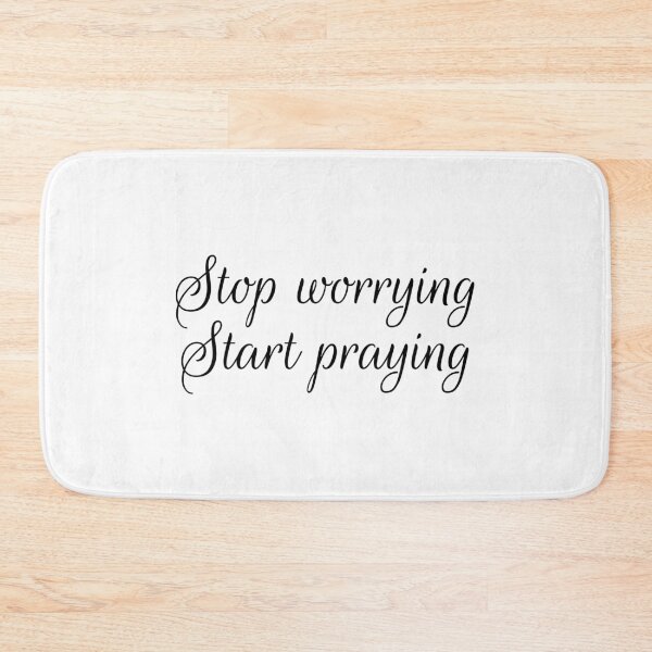 Item preview, Stop worrying Start praying, Prayer, Faith quote designed and sold by cyhdesign.