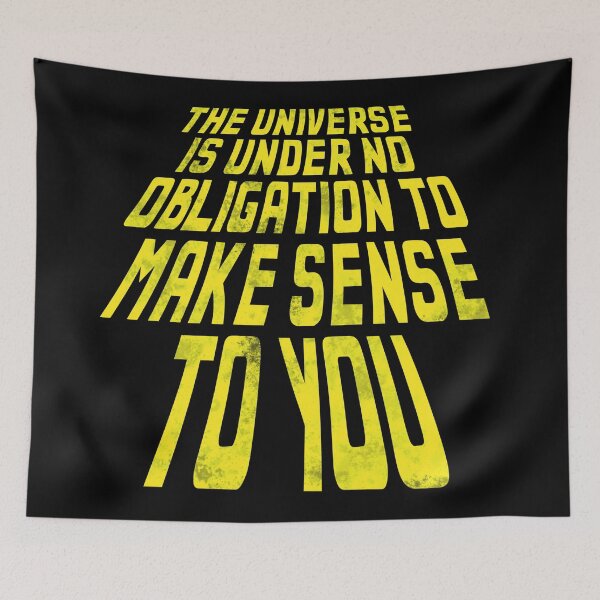 Item preview, El universo no tiene obligación // Vida fatalista designed and sold by acquiesce13.
