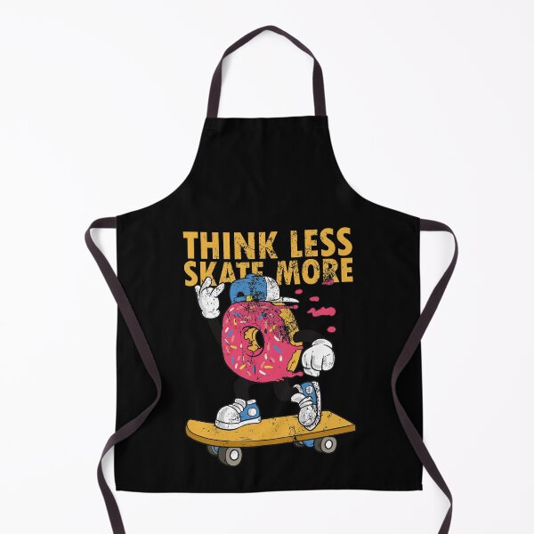 Item preview, Skateboarder Skateboard Quote Donut Skater Think less skate more designed and sold by FalkDania.