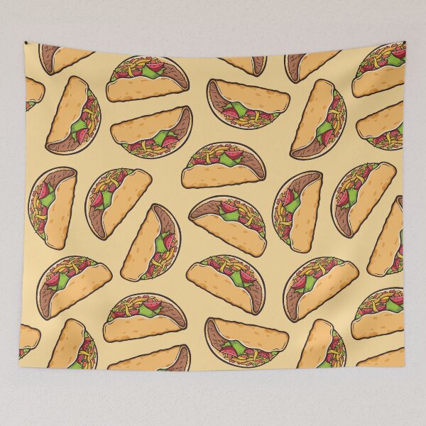 Item preview, Taco Pattern designed and sold by SNKV-Creations.