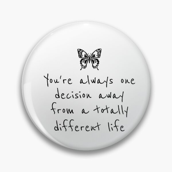 Item preview, Totally different life, Decision, Opportunity, Inspirational quote designed and sold by cyhdesign.