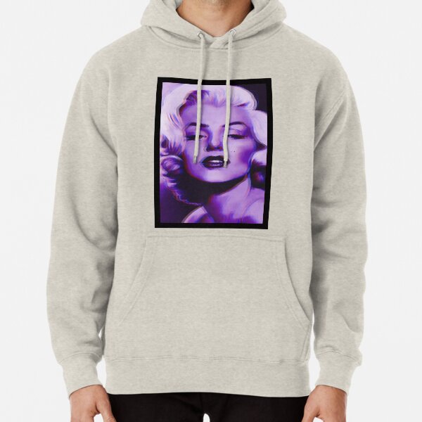 blue marilyn monroe hoodie