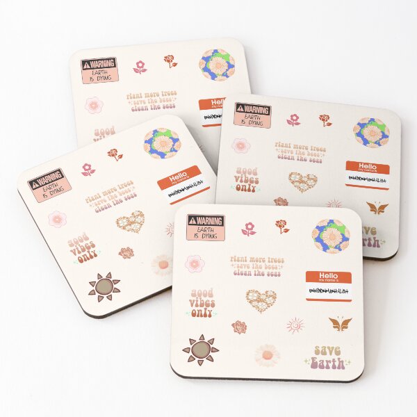 Item preview, Pastel Orange Hippie Variety Pack designed and sold by everything4eva.