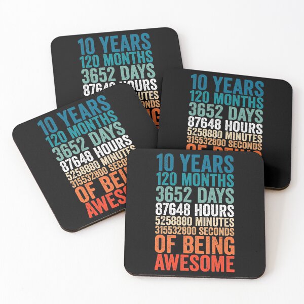 Item preview, 10th anniversary gift, 10th wedding anniversary gift, kids birthday gift designed and sold by T-DESIGNEDZ.