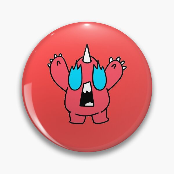 Item preview, Manny The Red Scared Monster designed and sold by monsterino.
