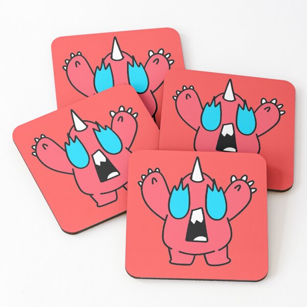 Item preview, Manny The Red Scared Monster designed and sold by monsterino.