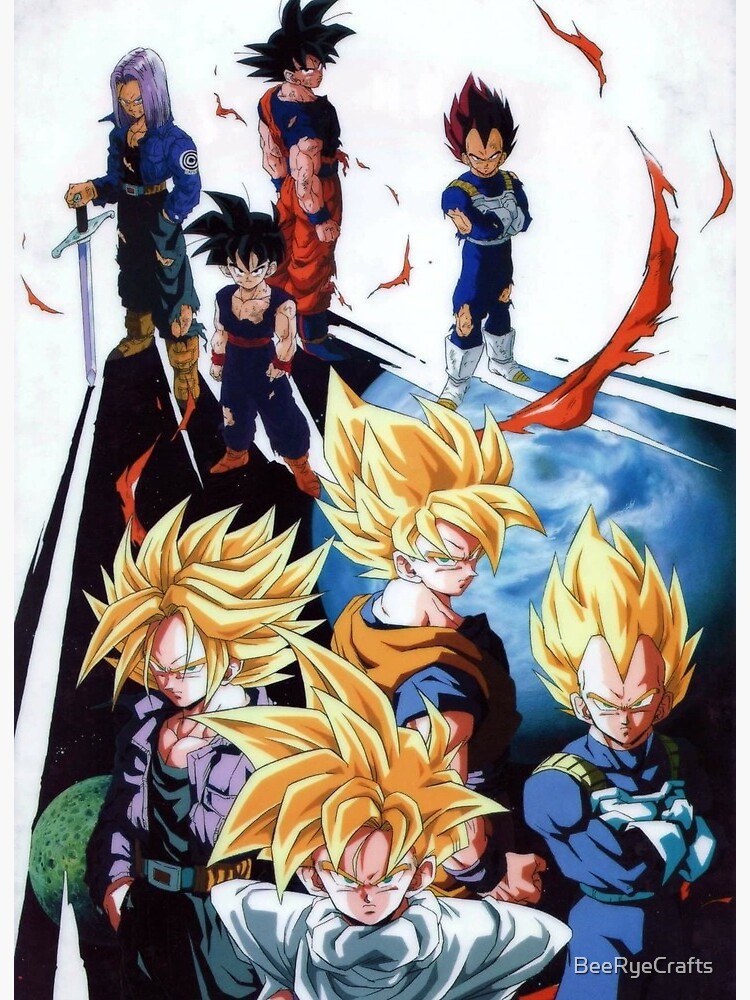 Gogeta Super Saiyan 4 Legendary Fusion (Dragon Ball Z) Premium Art Print