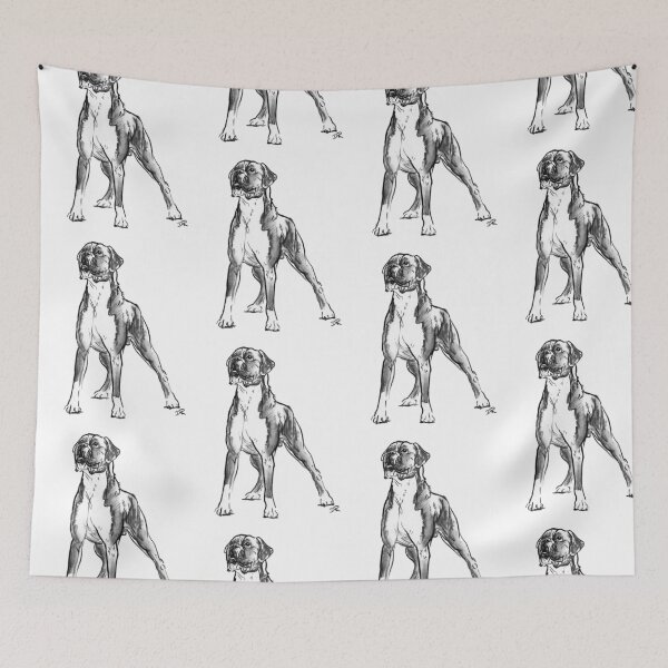 Item preview, Boxer Dog Drawing designed and sold by douglasrickard.