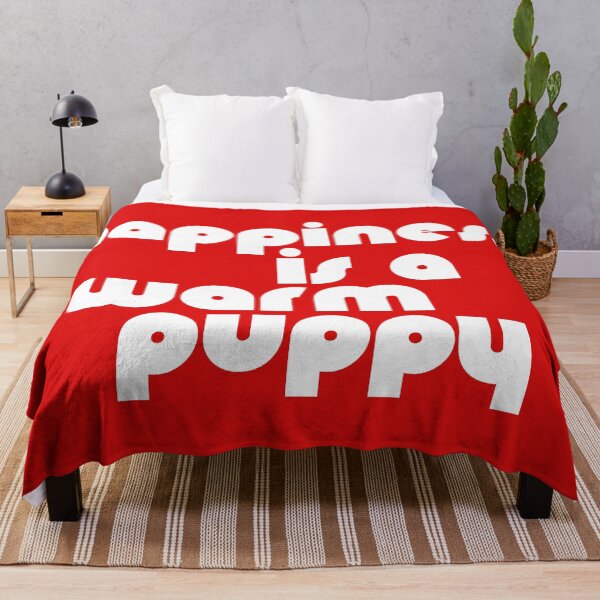 Item preview, Happiness is a Warm Puppy ))(( Dog Lover Design designed and sold by acquiesce13.