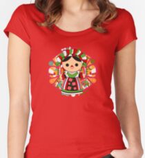 Maria 5 (Mexican Doll) Fitted Scoop T-Shirt