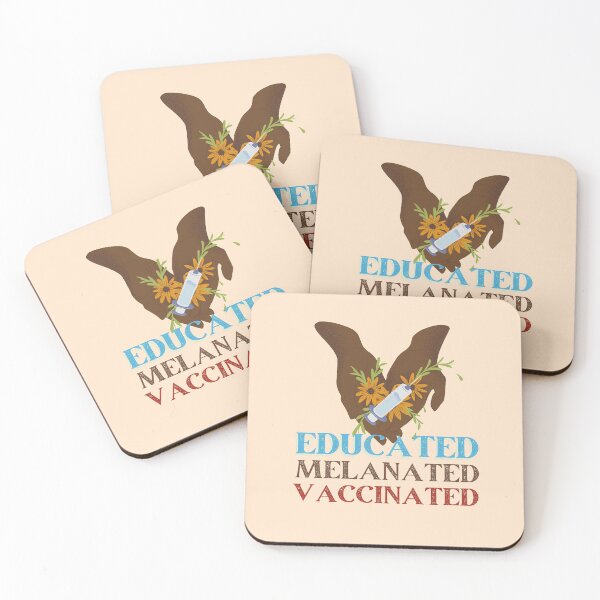 Item preview, Educated. Melanated. Vaccinated- Black Hand with Sunflower version designed and sold by EvaWolf.
