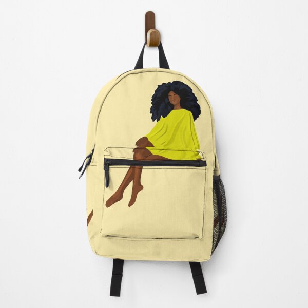 Item preview, Brown Skin Girl Yellow Dress Blackwoman Women Empowerment designed and sold by Imakeyouhappy.