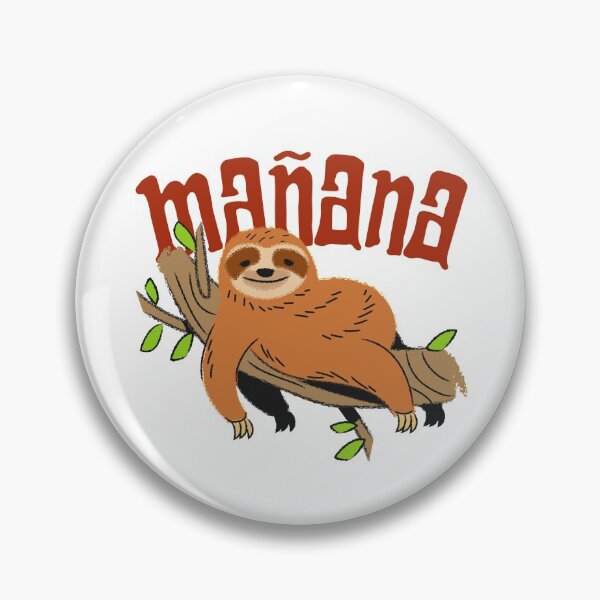 Item preview, Mañana Funny Sloth designed and sold by Ayurveda Fun Store.