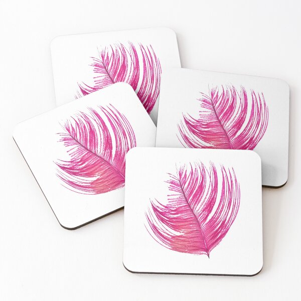 Item preview, Pink Feather pattern designed and sold by dresscastle.
