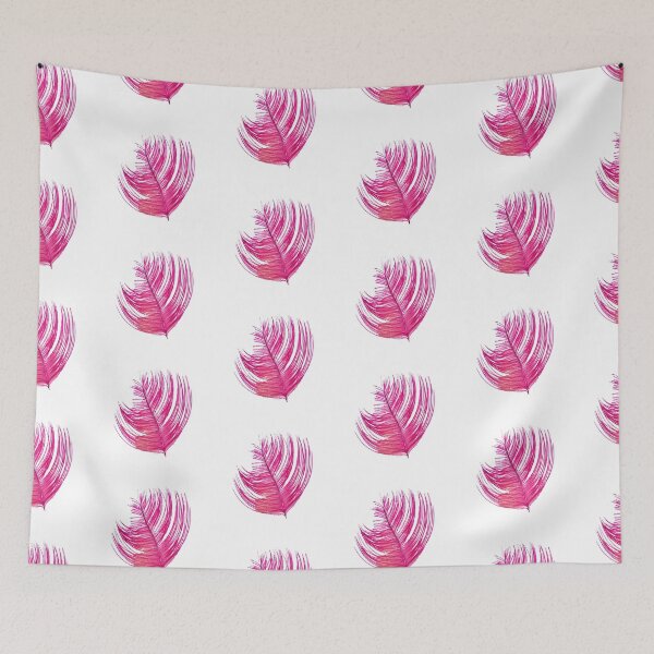 Item preview, Pink Feather pattern designed and sold by dresscastle.