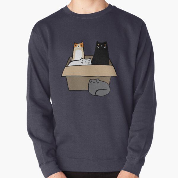 Cats in a Box Pullover Sweatshirt
