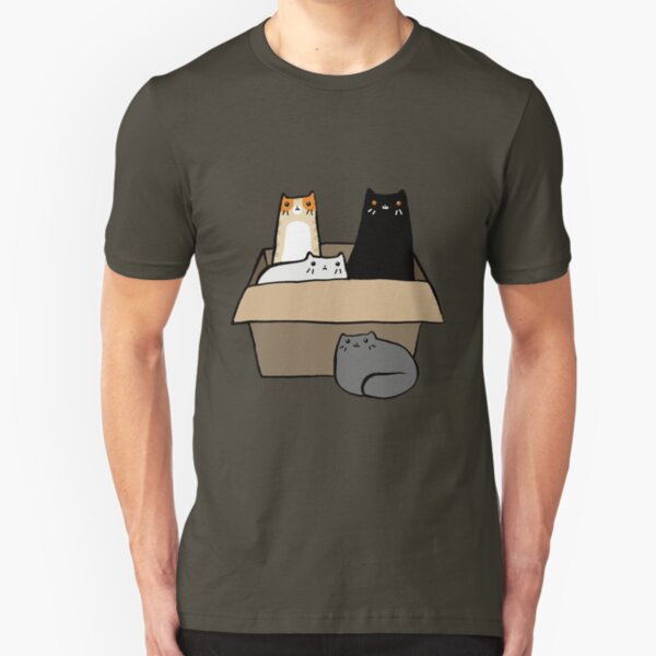 Cats in a Box Slim Fit T-Shirt