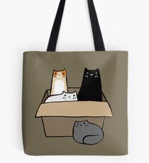 Cats in a Box Tote Bag
