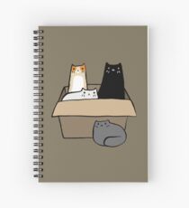 Cats in a Box Spiral Notebook