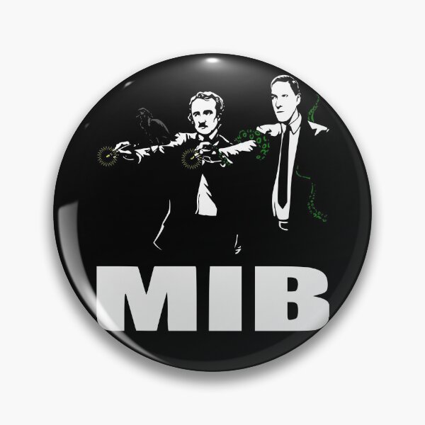 Artikelvorschau, Poe und Lovecraft MIB - HP Lovecraft - Edgar Allen Poe - MIB Mashup entworfen und verkauft von jacob-jendrey.