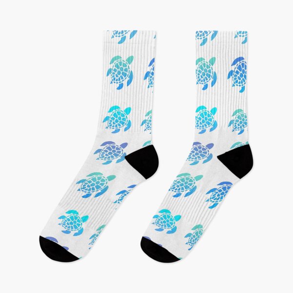 Item preview, Blue ombre ocean sea turtles collection | Turtle lover | Turtle gifts designed and sold by Lindsay Marie Patterns.