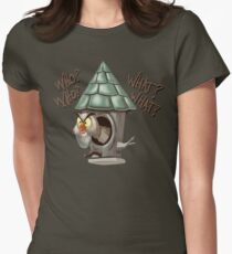 Archimedes Who Who What What? Women's Fitted T-Shirt