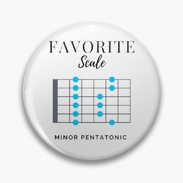 Item preview, Favorite Scale Minor Pentatonic Light Theme designed and sold by nightsworthy.