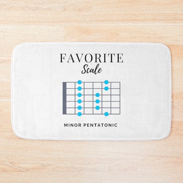 Item preview, Favorite Scale Minor Pentatonic Light Theme designed and sold by nightsworthy.