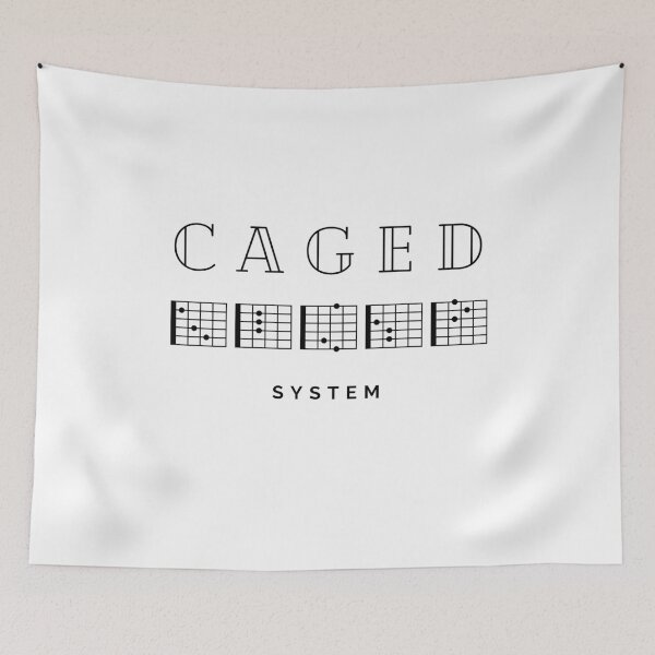 Item preview, CAGED System Guitar Chords Light Theme designed and sold by nightsworthy.