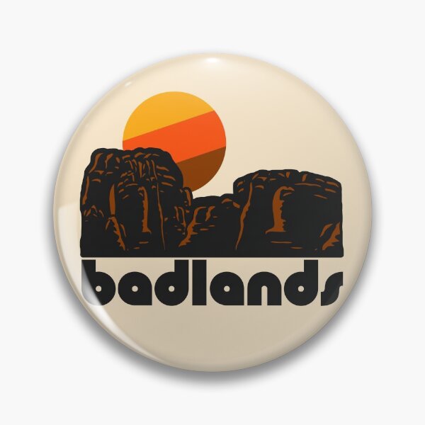 Item preview, Retro Badlands ))(( Tourist Souvenir National Park Design designed and sold by acquiesce13.