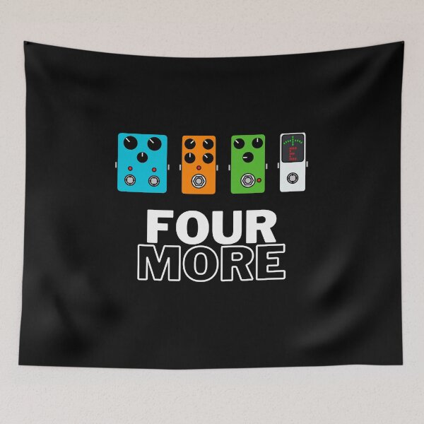 Item preview, Four More Guitar Pedals Dark Theme designed and sold by nightsworthy.