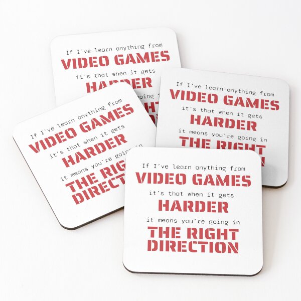 Item preview, Going into the right direction, learning from video games designed and sold by NoCoastShop.
