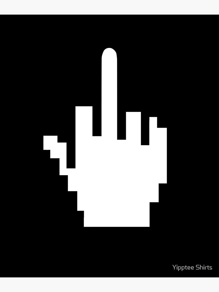 Pixelated Middle Finger Gifts & Merchandise for Sale