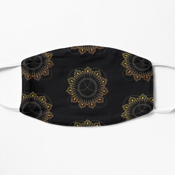 Mandala dotted Flat Mask