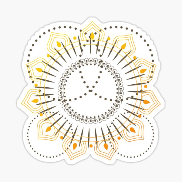 Mandala dotted Sticker