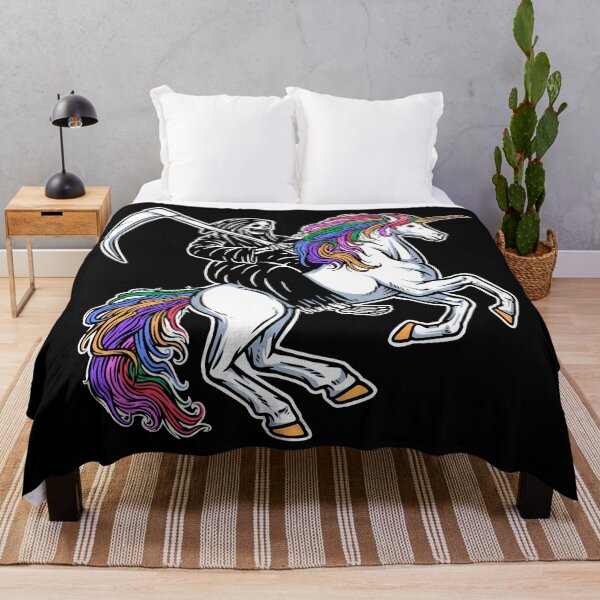 Item preview, The Grim Reaper Riding a Unicorn designed and sold by ltt23.