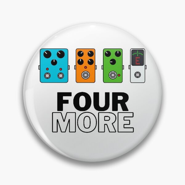Item preview, Four More Guitar Pedals Light Theme designed and sold by nightsworthy.