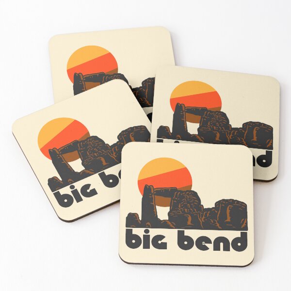 Item preview, Retro Big Bend ))(( Tourist Souvenir National Park Design designed and sold by acquiesce13.