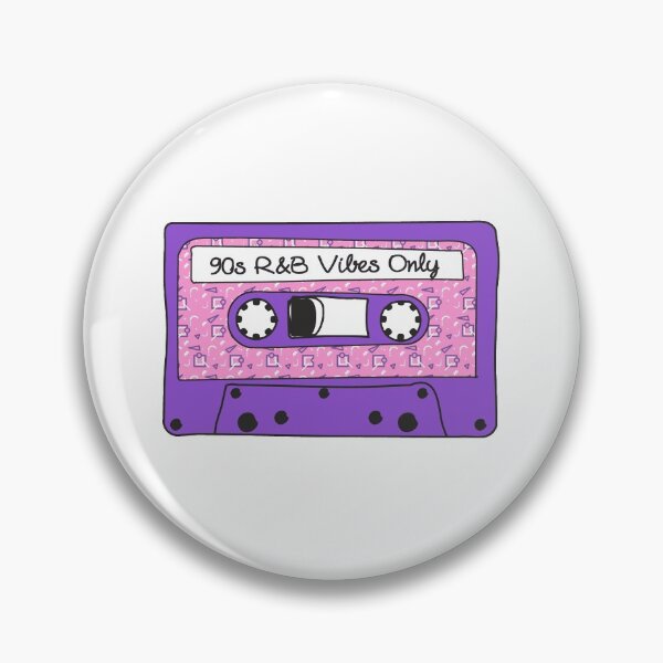 Item preview, 90s R&B Vibes Only Cassette Tape Memphis Print designed and sold by SoulVisible.