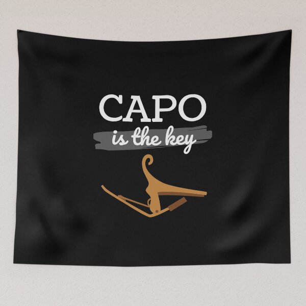 Item preview, Capo is the Key Wood Capo Dark Theme designed and sold by nightsworthy.